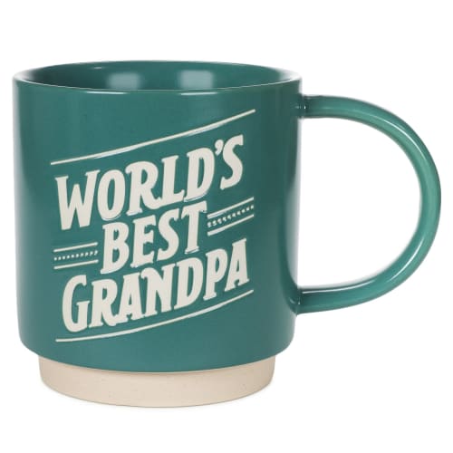 World's Best Grandpa Teal Mug