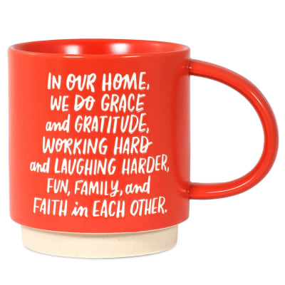 In Our Home Red Mug