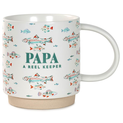 Papa A Reel Keeper Funny Mug
