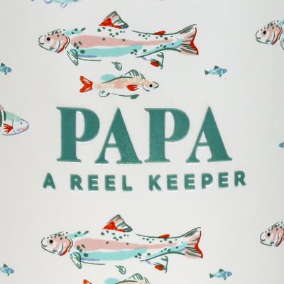 Papa A Reel Keeper Funny Mug
