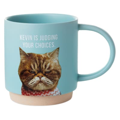 Judgmental Cat Funny Mug