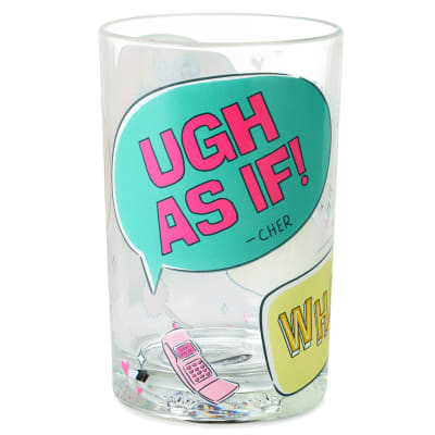 Clueless Quotes Collectible Drinking Glass