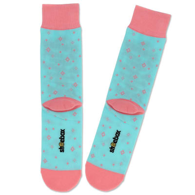 Shoebox She Believed Funny Crew Socks