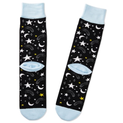 Love You To the Moon and Back Novelty Crew Socks