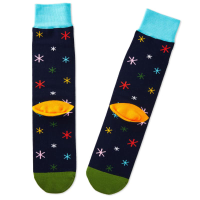 Working None to Five Retirement Novelty Crew Socks