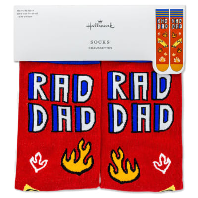 Rad Dad Novelty Crew Socks