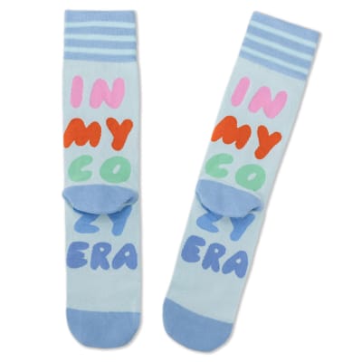 In My Cozy Era Novelty Crew Socks