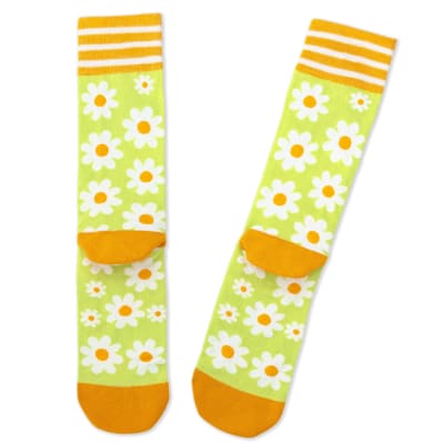 Everything's Coming Up Daisies Novelty Crew Socks