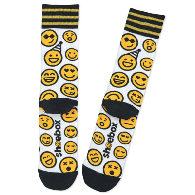 Smiley Faces Novelty Crew Socks