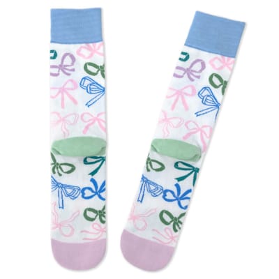 Colourful Bows Novelty Crew Socks