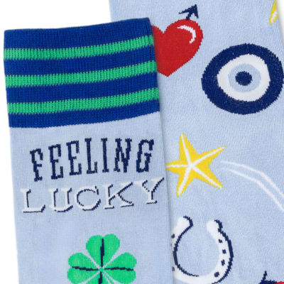 Feeling Lucky Novelty Crew Socks