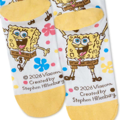 Nickelodeon SpongeBob SquarePants Best Day Ever Novelty Crew Socks