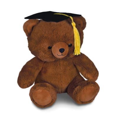 Brown Bear in Grad Cap Plush