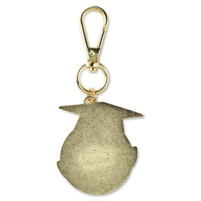 Black and Gold Disco Ball 2026 Graduation Keychain