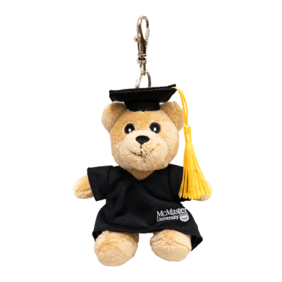 Grad Bear Plush Keychain