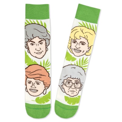 The Golden Girls Faces of Friendship Novelty Crew Socks