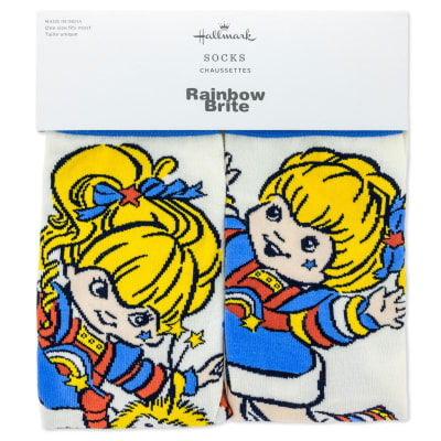 Rainbow Brite and Twink Novelty Crew Socks
