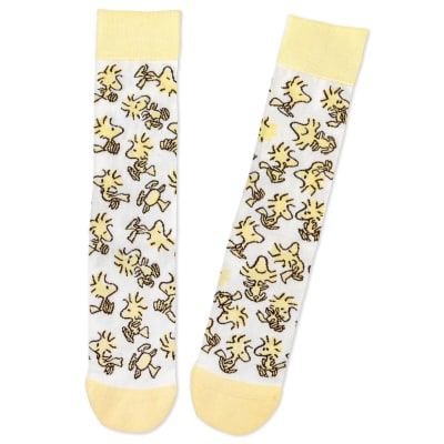 Peanuts® Woodstock Collage Novelty Crew Socks