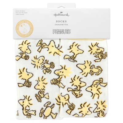 Peanuts® Woodstock Collage Novelty Crew Socks