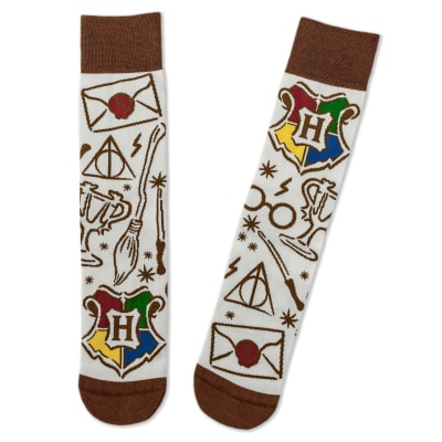 Harry Potter™ Collage of Icons Novelty Crew Socks
