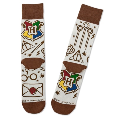 Harry Potter™ Collage of Icons Novelty Crew Socks
