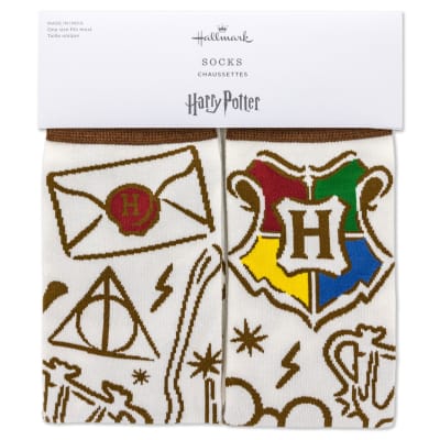 Harry Potter™ Collage of Icons Novelty Crew Socks