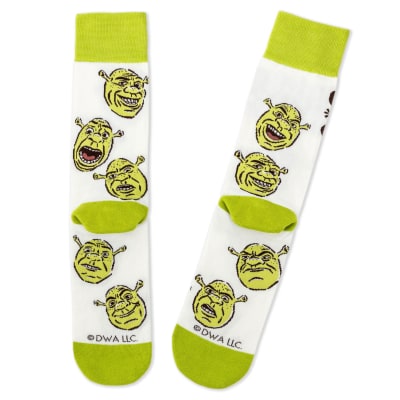 Shrek Ogres Are Like Onions Novelty Crew Socks