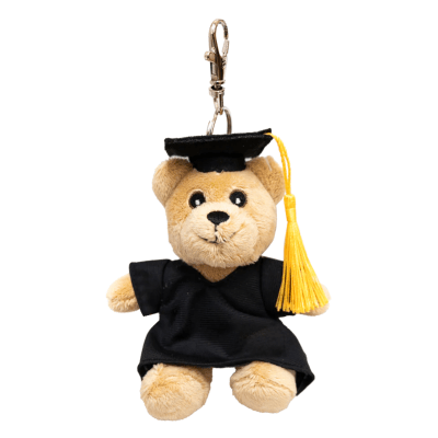 Grad Bear Plush Keychain