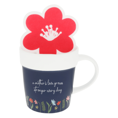 Grateful Garden 'A Mother's Love Grows' Mug and Coaster Set