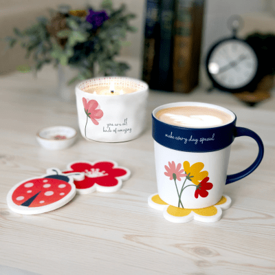 Grateful Garden 'Make Everyday Special' Mug and Coaster Set