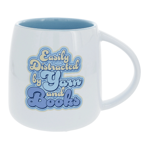 Hook, Knit and Wit 'Yarn and Books' Mug