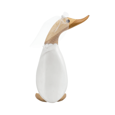 DCUK Wedding Ducklings Wooden Figurines, Set of 2