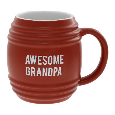 Man Made 'Awesome Grandpa' Red Mug