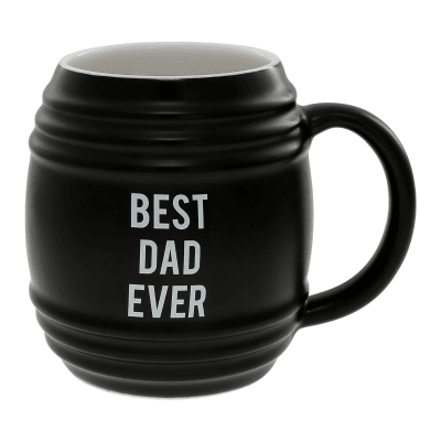 Man Made 'Best Dad Ever' Navy Mug