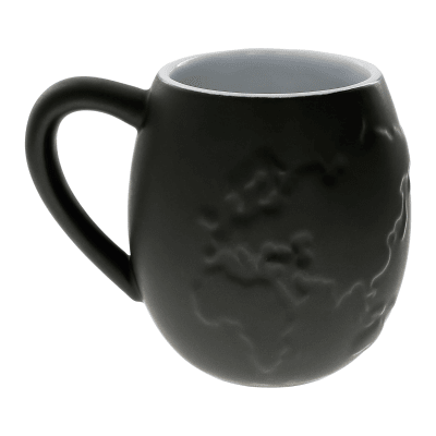 Man Made 'World's Best Dad' Black Embossed Mug