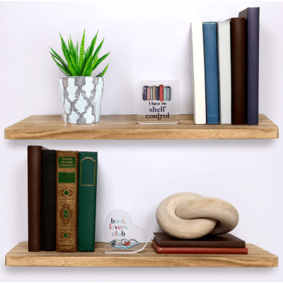 Book Lovers Club Acrylic Heart Plaque