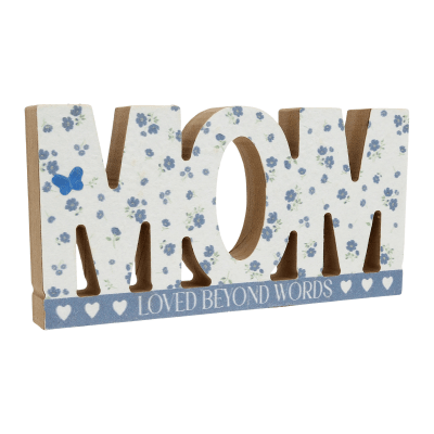 Petals Of Love 'MOM: Loved Beyond Words' Sign Plaque