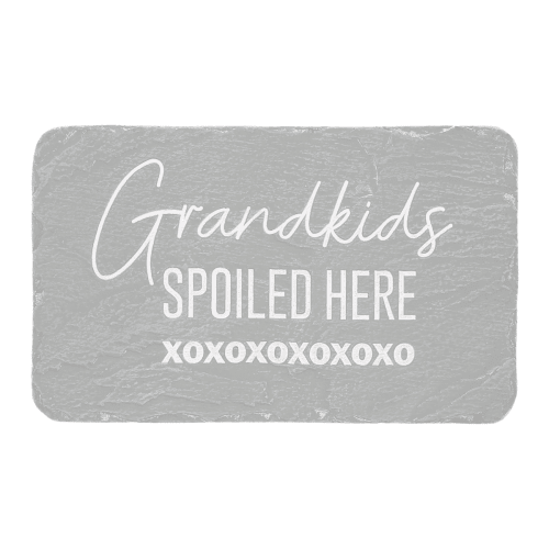 Stones With Stories 'Grandkids Spoiled Here' Rectangular Garden Stone
