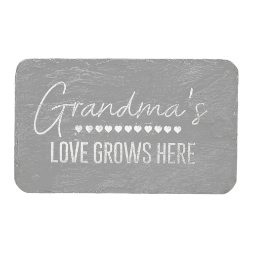 Stones With Stories 'Grandma's Love Grows Here' Rectangular Garden Stone