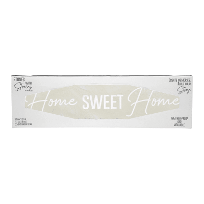 Stones With Stories 'Home Sweet Home' Rectangular Garden Stone