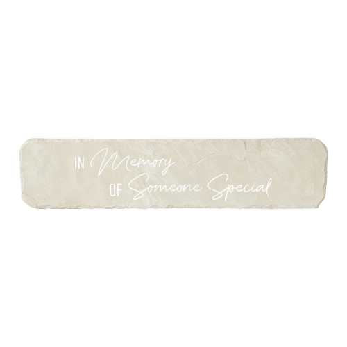 Stones With Stories 'In Memory of Someone Special' Rectangular Garden Stone