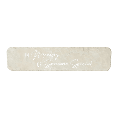 Stones With Stories 'In Memory of Someone Special' Rectangular Garden Stone