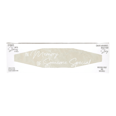 Stones With Stories 'In Memory of Someone Special' Rectangular Garden Stone