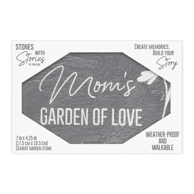 Stones With Stories 'Mom's Garden of Love' Rectangular Garden Stone