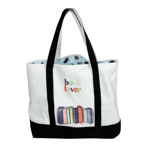 Book Lover Canvas Tote Bag