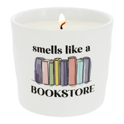 Bookstore Scented Single-Wick Ceramic Candle