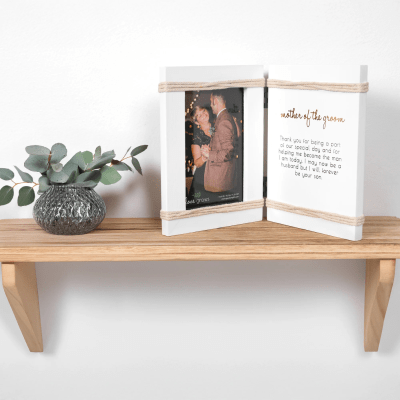 Love Grows 'Mother of the Groom' Hinged Sentiment & Picture Frame