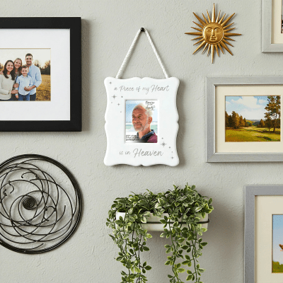 Forever in our Hearts Memorial 'In Heaven' Picture Frame