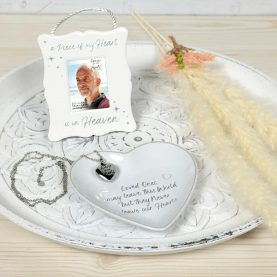Forever in our Hearts Memorial 'In Heaven' Picture Frame