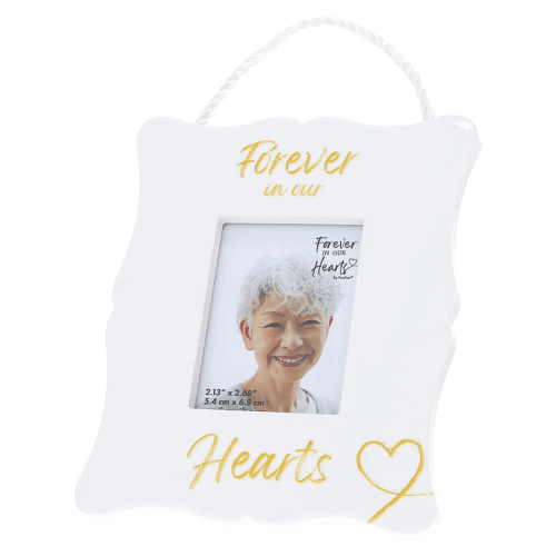 Forever in our Hearts Memorial 'Our Hearts' Picture Frame